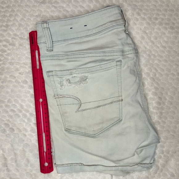 American Eagle Super Stretch Hi-Rise Shortie Shorts - Picture 4 of 5